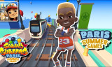 Subway Surfers Paris Summer Games background