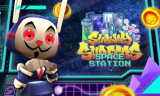 Subway Surfers Space Station background